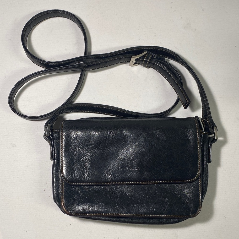 Black Leather Mini Bag
